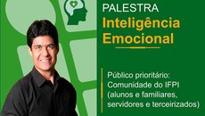 Palestra vai abordar o gerenciamento das emoções