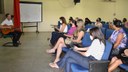 As mães participaram de oficinas dentro dos eixos tecnológicos dos cursos de ensino médio integrado ofertados pelo campus