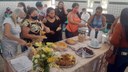 As mães participaram de oficinas dentro dos eixos tecnológicos dos cursos de ensino médio integrado ofertados pelo campus