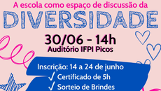 As inscrições para o evento são on-line
