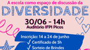 As inscrições para o evento são on-line
