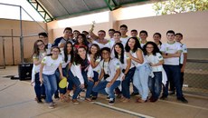 Equipe campeã da Gincana