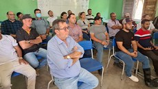  palestra ocorreu na localidade Serra da Baraúna