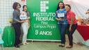 A festa reuniu servidores efetivos e colaboradores e marcou a importante trajetória do Campus