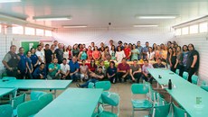 A festa reuniu servidores efetivos e colaboradores e marcou a importante trajetória do Campus