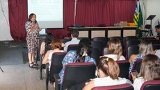 A ação destacou o processo de formação continuada dos professores promovendo reflexões sobre a prática docente