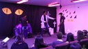 Na ocasião, estudantes dos segundos anos apresentaram, de forma artística, trechos de obras e poemas de autores da ficção ultrarromântica brasileira e estrangeira