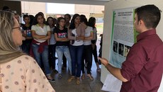 No evento, as turmas do curso de Bacharelado em Administração participaram com alguma forma de intervenção que dialogasse com o tema proposto