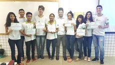 Ao todo, 75 alunos participaram do curso.