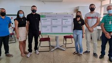 Os alunos apresentaram uma ferramenta de gestão para o Departamento de Administração e Planejamento