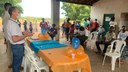 Os cursos foram ofertados para os moradores da comunidade que integra o território quilombola Riacho dos Negros (malhada e curtume)
