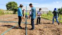 Do processo de criação, tratos culturais, manejo de irrigação até a colheita, serão trabalhados vários conhecimentos com os estudantes