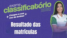 Confira a confirmação de matrículas