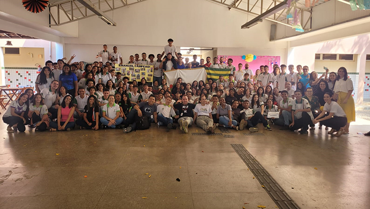 Emanuel é aluno do 1º ano do curso Técnico Integrado ao Médio Agropecuária