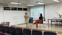 A palestra foi proferida pela empresária Elisete Coelho
