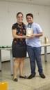 Os primeiros colocados nos cursos técnicos em Administração e Agricultura estiveram no Campus participando da homenagem
