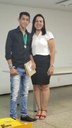 Os primeiros colocados nos cursos técnicos em Administração e Agricultura estiveram no Campus participando da homenagem