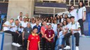 O objetivo da visita foi conhecer os departamentos do grupo e também ver, na prática, o que foi discutido em sala de aula