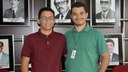 Aluno e professor
