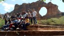 Alunos na Serra da Capivara