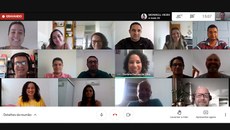 O evento virtual foi transmitido por meio do Google Meet