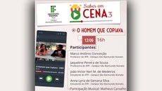 Será a sexta e última sessão da terceira edição do projeto “Saber em Cena”