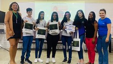 Grupo premiado em 1º lugar