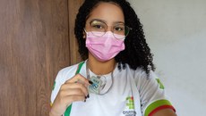 Steffany Vitória Medeiros é estudante do curso técnico em Meio Ambiente