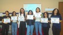 Alunas e professora do Campus Teresina Central contempladas com medalhas e certificados