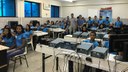 Alunos são da Escola Municipal Santa Teresa, localizada nas imediações da Rodovia PI 113