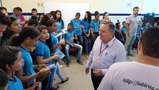 Alunos são da Escola Municipal Santa Teresa, localizada nas imediações da Rodovia PI 113