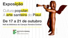 A exposição acontece no hall da Biblioteca Dr. Francisco Montojos