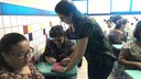 A capacitação foi ministrada pela professora Stella Melo durante os meses de janeiro e fevereiro