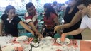 Os alunos puderam aprender na teoria e na prática sobre etiqueta profissional, eventos e gastronomia