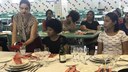 Os alunos puderam aprender na teoria e na prática sobre etiqueta profissional, eventos e gastronomia