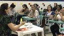 A capacitação foi ministrada pela professora Stella Melo durante os meses de janeiro e fevereiro