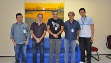 Durante a visita, foi tratada a possibilidade de acordo entre as instituições
