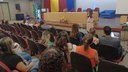 A programação consistiu em momentos de reflexão, com palestras ministradas por professoras do campus.