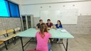 Alunos entrevistados para atuar em empresa de telecomunicação