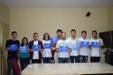 Entrega de certificado Maratona Samsung