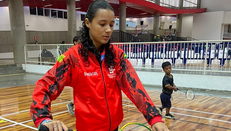 Paratletas de Badminton do IFPI