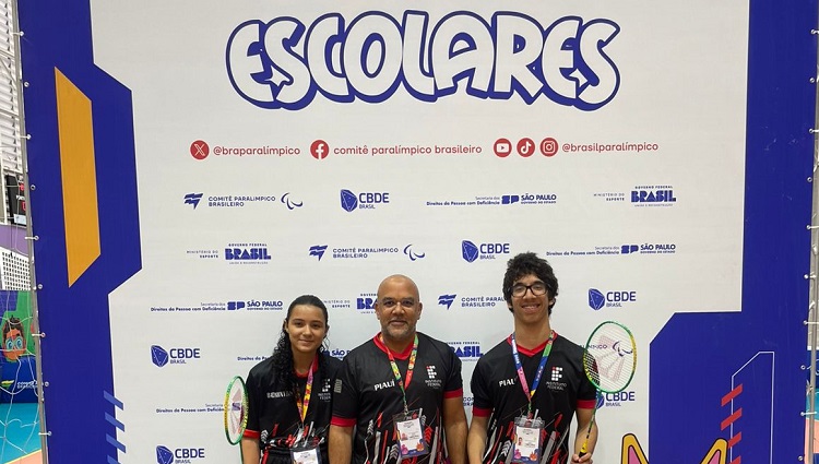 Paratletas de Badminton do IFPI