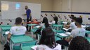 Alunos e professores de volta às salas de aula