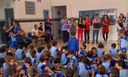 Vivência do Grupo de Flautas do IFPI com o público infantil