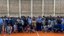 Anúncio de obras da cobertura da quadra esportiva