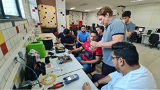 Alunos tiveram acesso aos laboratórios de fibra óptica (FTTH)