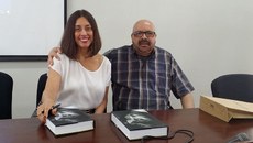 Professores Nádia Batella Gotlib (UFPA) e Hugo Lenes Menezes (IFPI).
