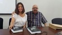 Professores Nádia Batella Gotlib (UFPA) e Hugo Lenes Menezes (IFPI).