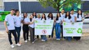 Ação realizada por estudantes do curso de Gestão Ambiental
