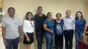 Equipe do projeto durante reunião realizada no último dia 6